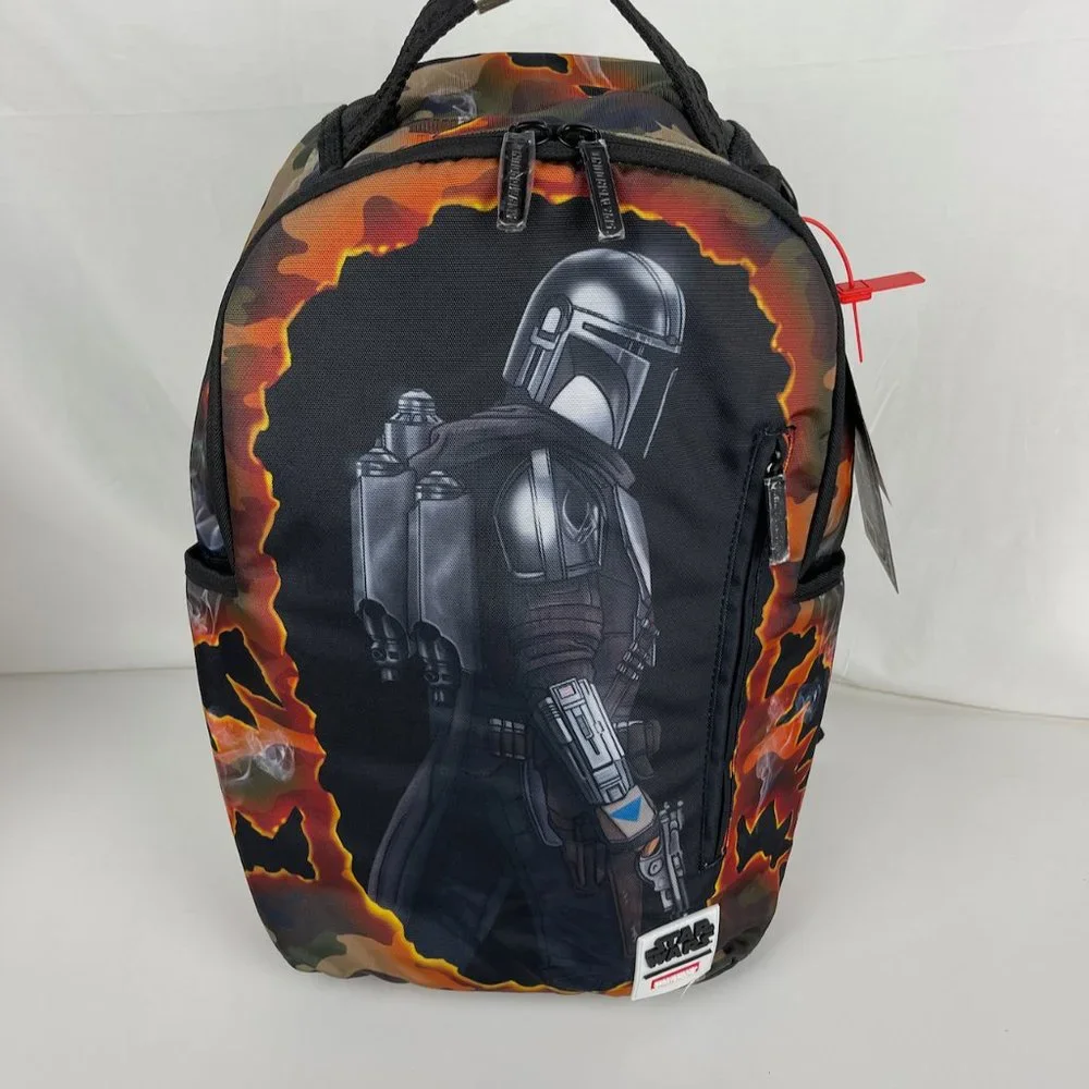 New Sprayground Star Wars Mandalorian Blowout Shark Backpack - Picture 1 of 10